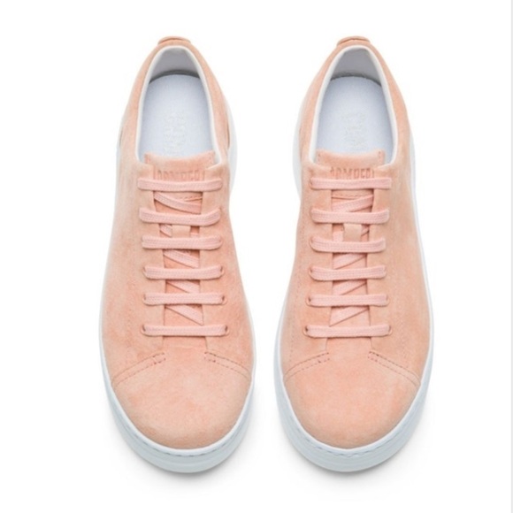Camper Runner Up Sneakers in Light Pink Nubuck Leather Size 8 EU38 - Picture 2 of 14
